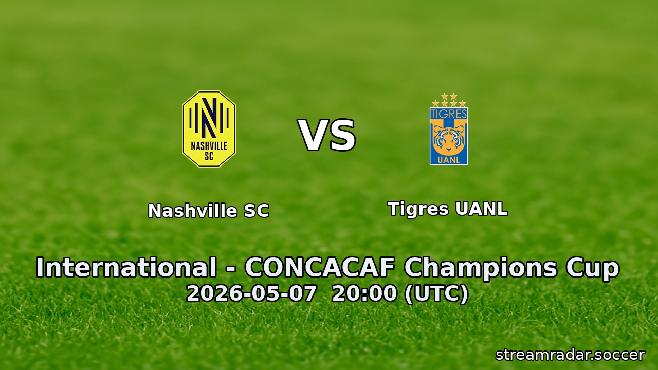 Nashville SC vs Tigres UANL