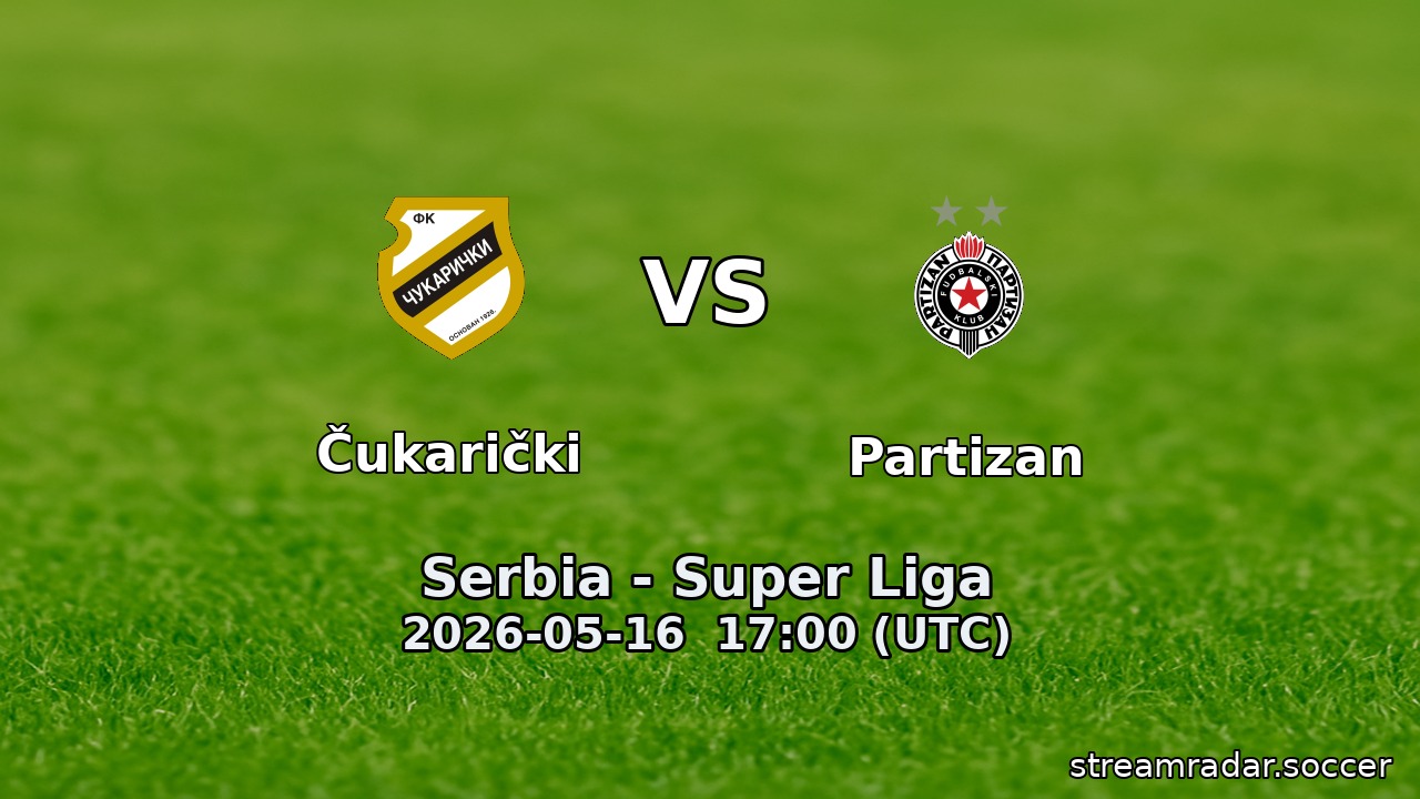 Čukarički vs Partizan