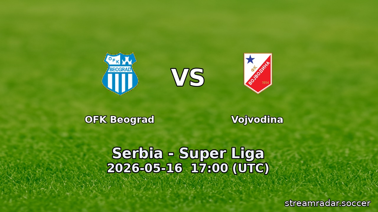 OFK Beograd vs Vojvodina