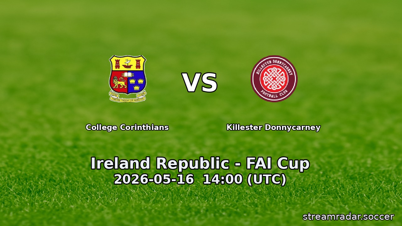 College Corinthians vs Killester Donnycarney