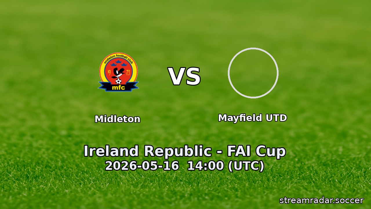 Midleton vs Mayfield UTD