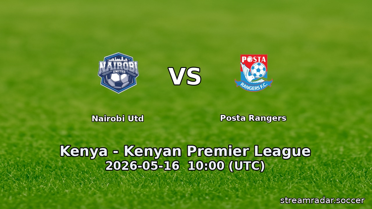 Nairobi Utd vs Posta Rangers