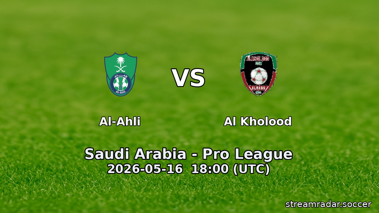 Al-Ahli vs Al Kholood