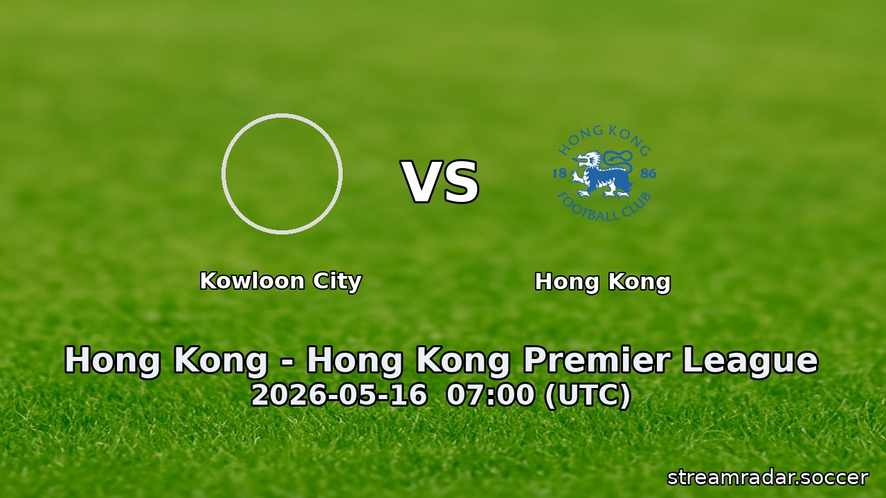 Kowloon City vs Hong Kong