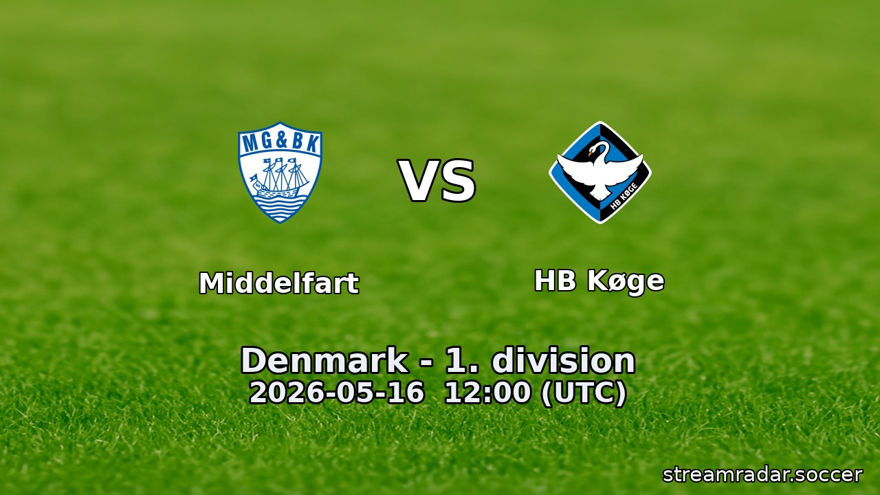Middelfart vs HB Køge