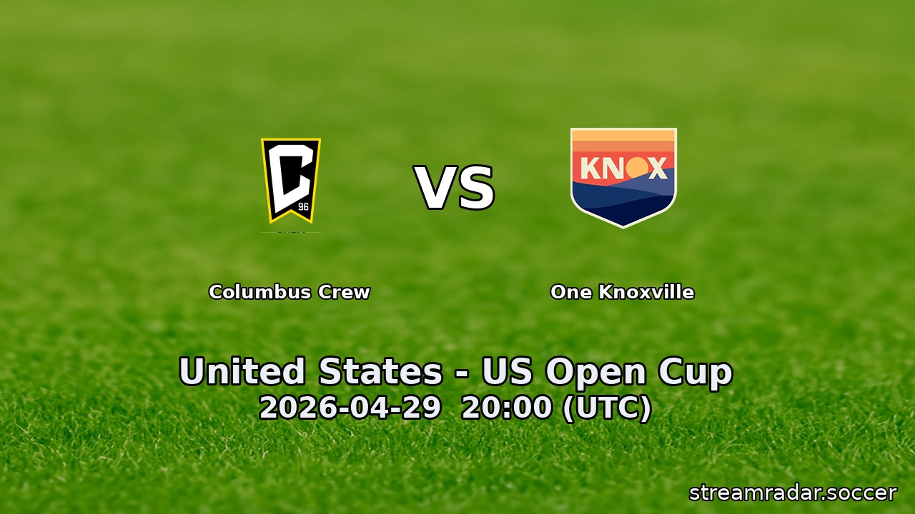 Columbus Crew vs One Knoxville