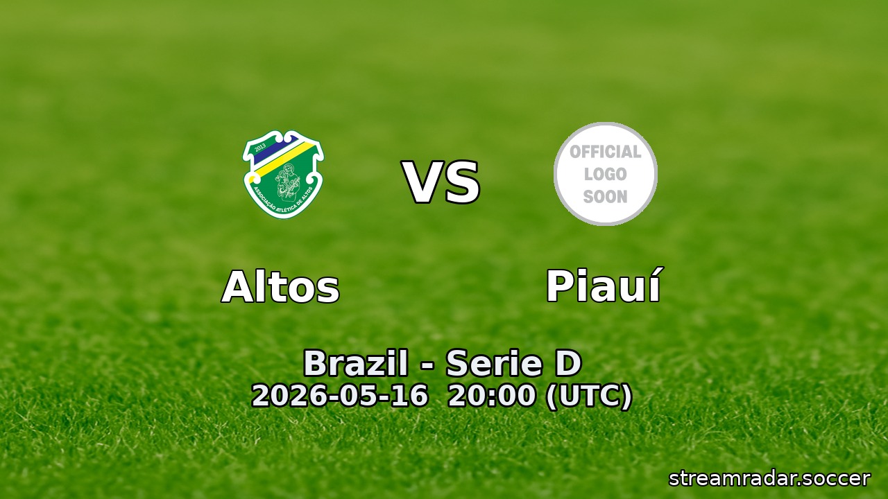 Altos vs Piauí