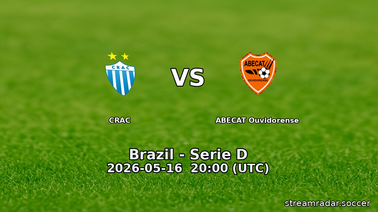 CRAC vs ABECAT Ouvidorense