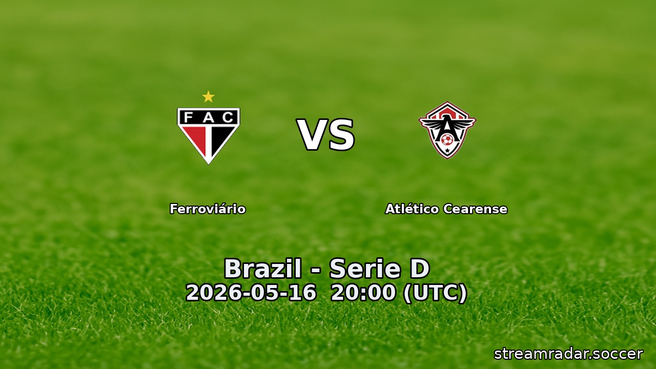 Ferroviário vs Atlético Cearense