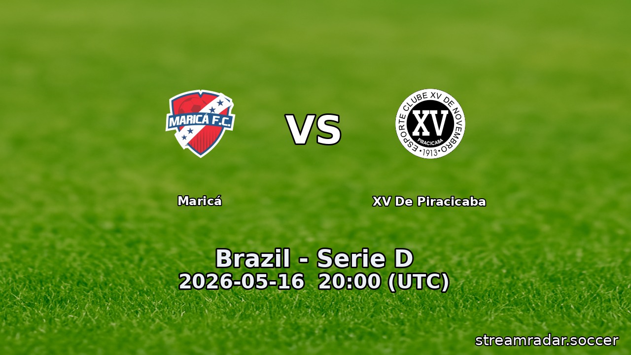 Maricá vs XV De Piracicaba