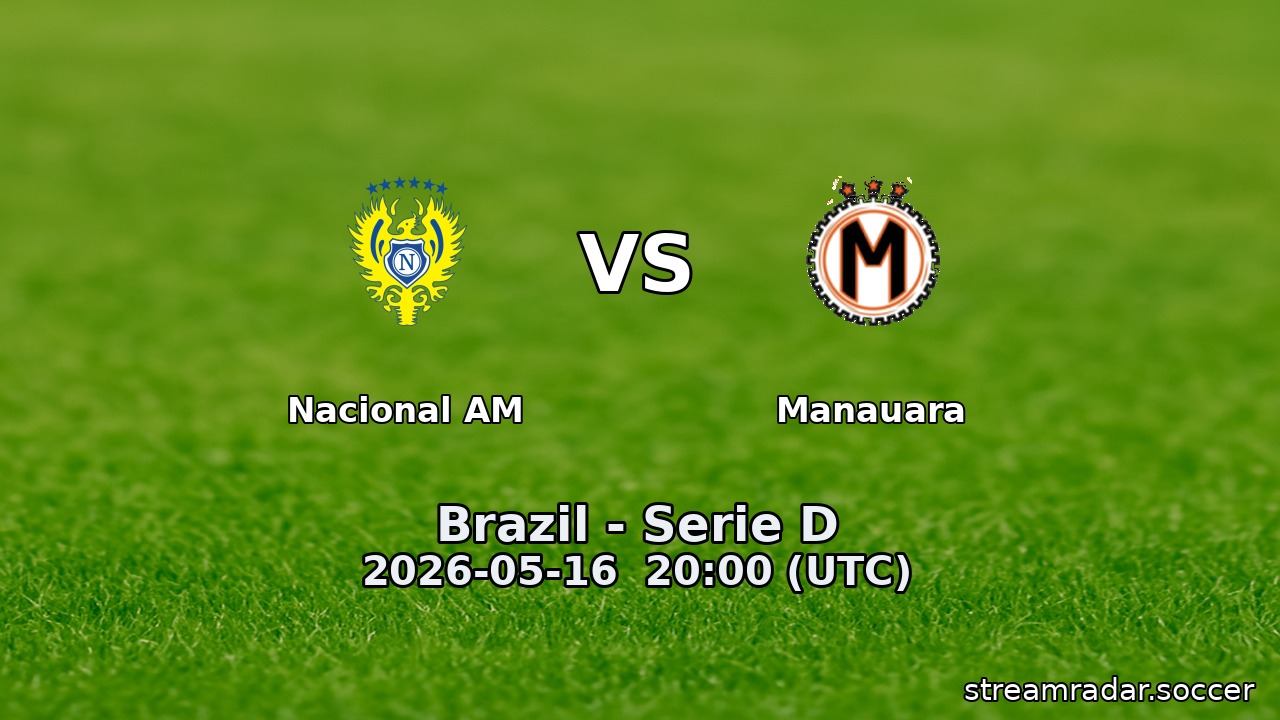 Nacional AM vs Manauara