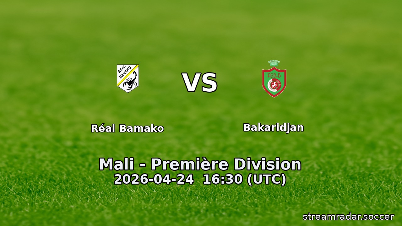 Réal Bamako vs Bakaridjan