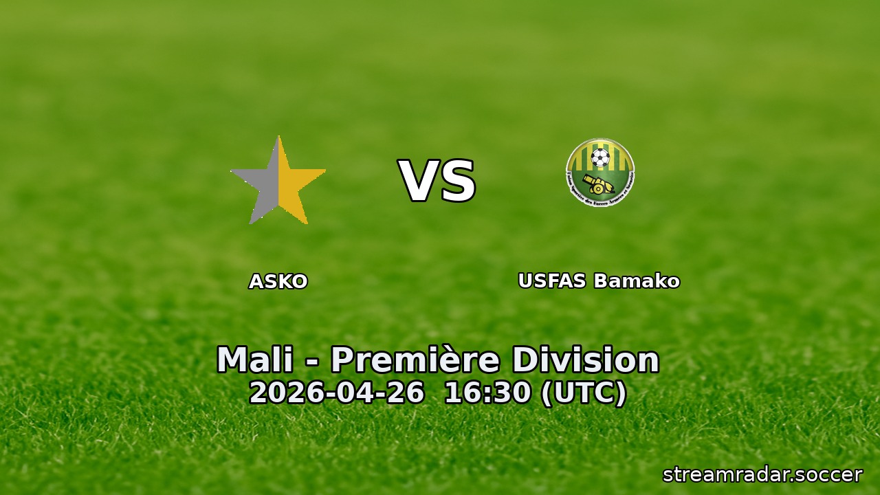 ASKO vs USFAS Bamako