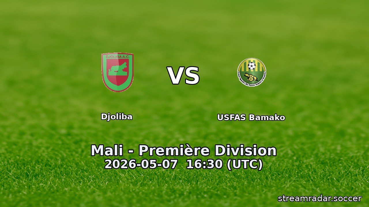 Djoliba vs USFAS Bamako