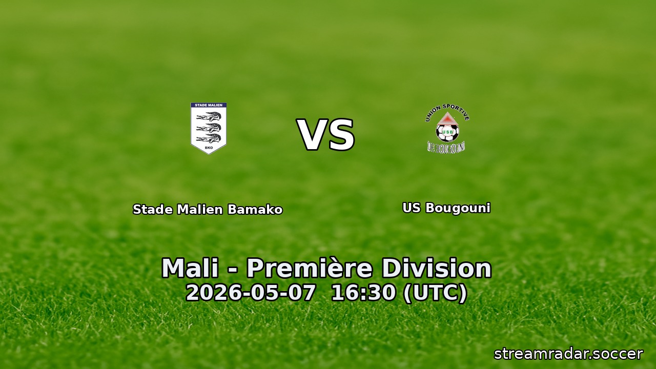 Stade Malien Bamako vs US Bougouni