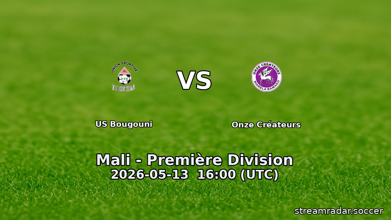 US Bougouni vs Onze Créateurs