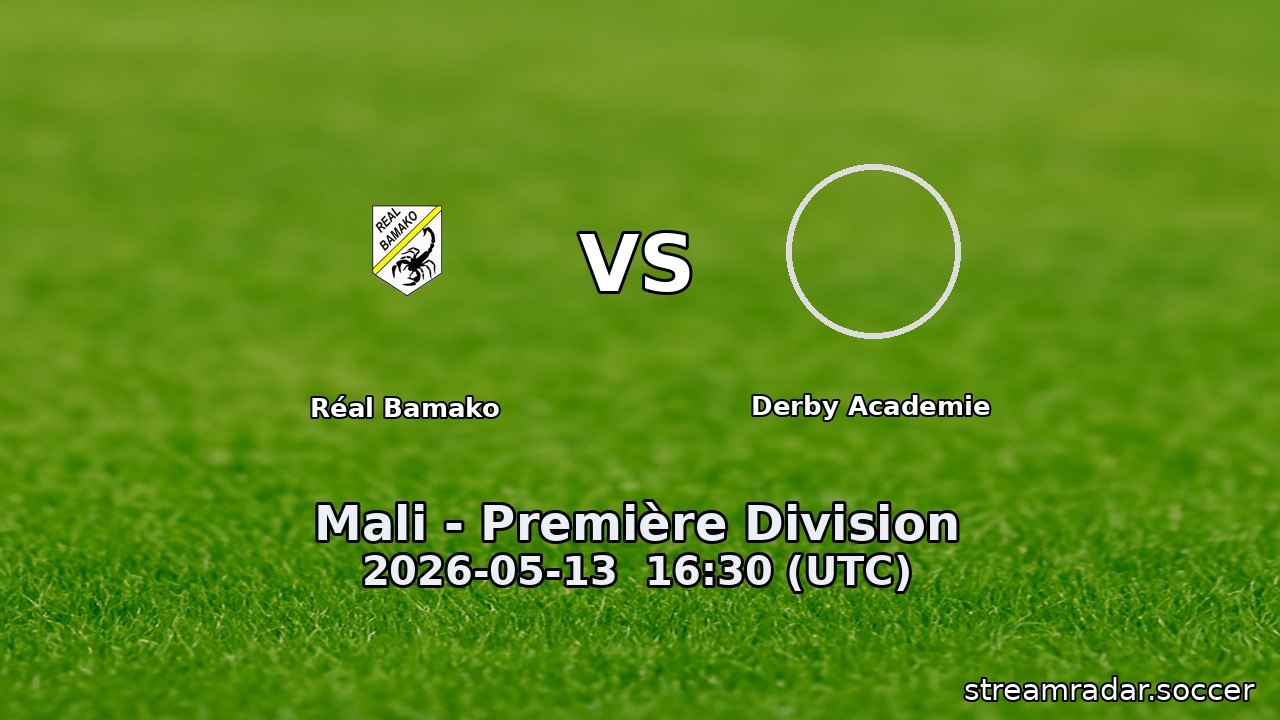 Réal Bamako vs Derby Academie