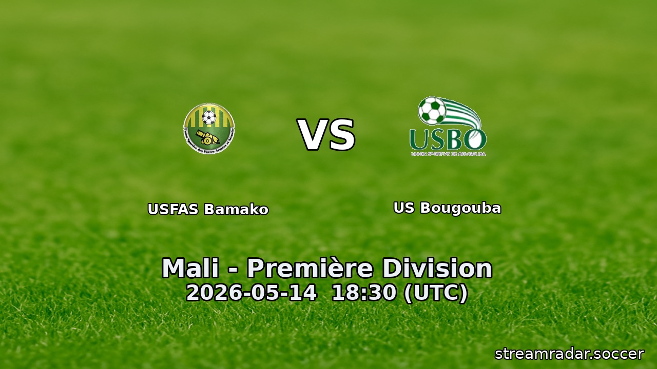USFAS Bamako vs US Bougouba