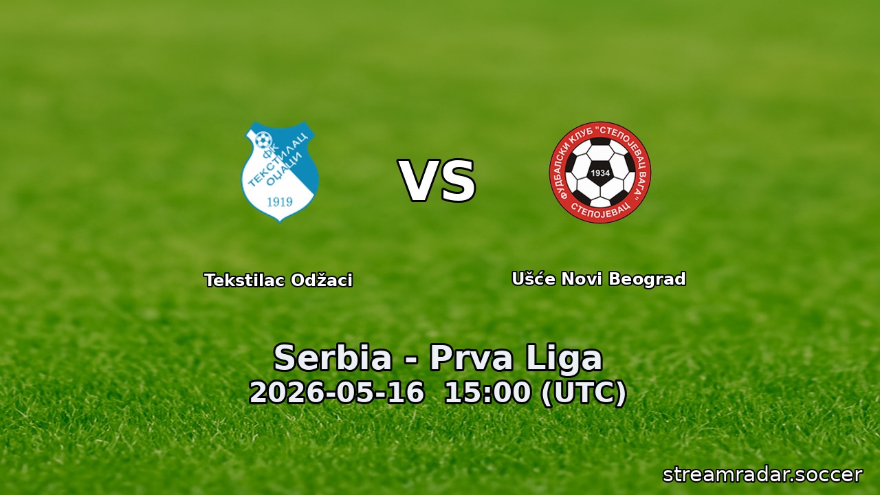 Tekstilac Odžaci vs Ušće Novi Beograd