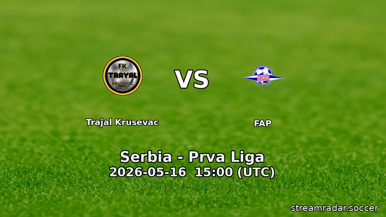 Trajal Krusevac vs FAP