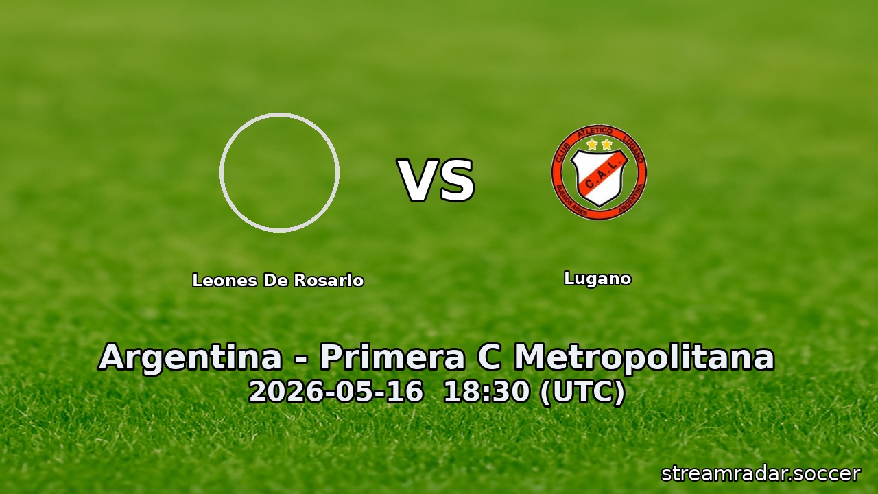 Leones De Rosario vs Lugano