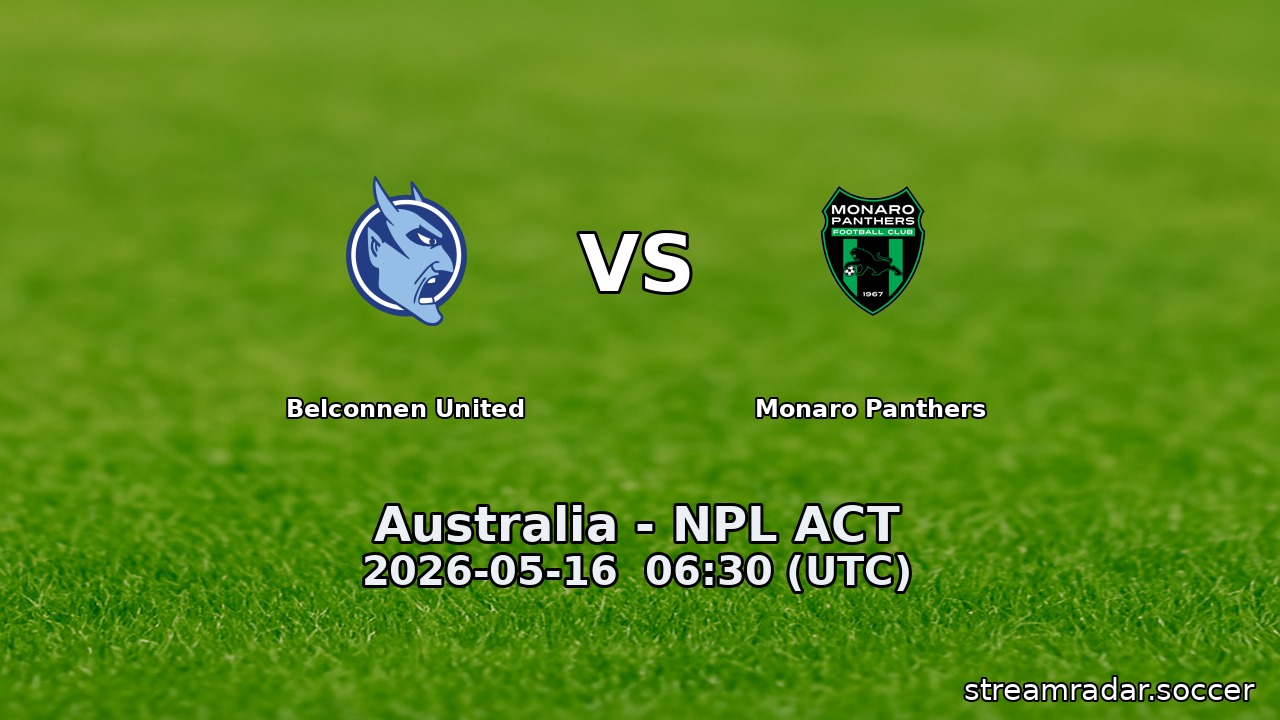 Belconnen United vs Monaro Panthers