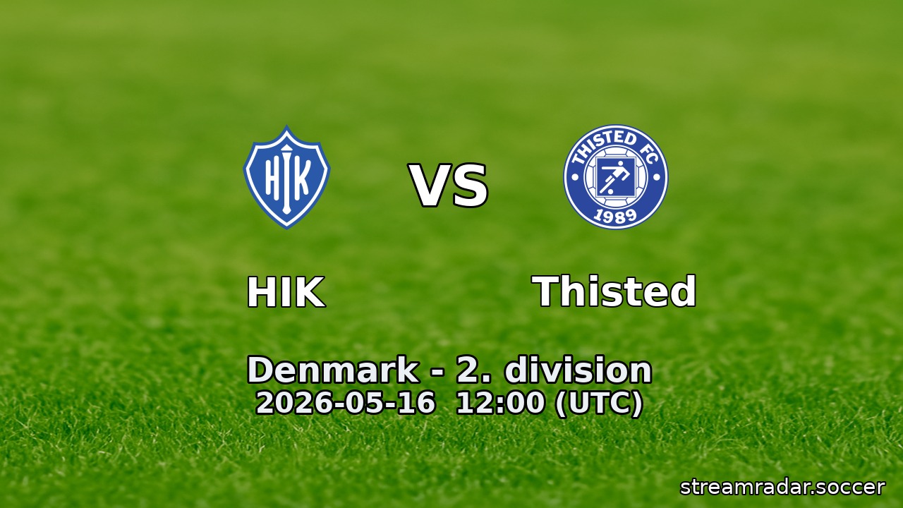HIK vs Thisted