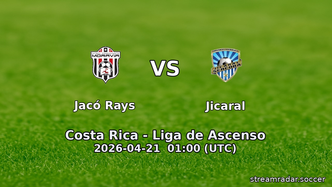 Jacó Rays vs Jicaral
