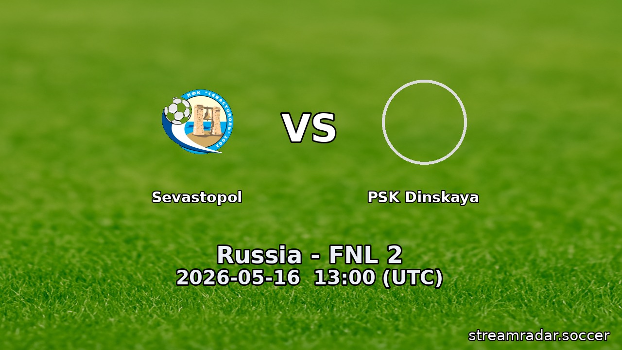 Sevastopol vs PSK Dinskaya