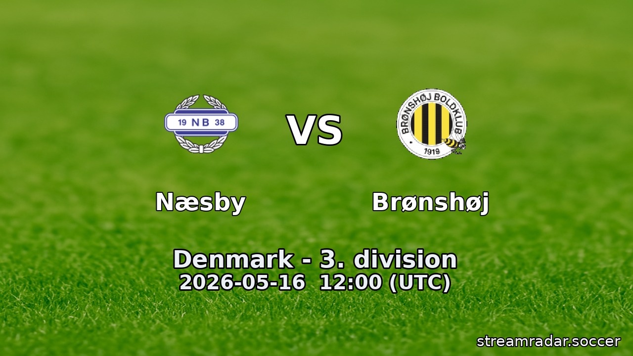 Næsby vs Brønshøj