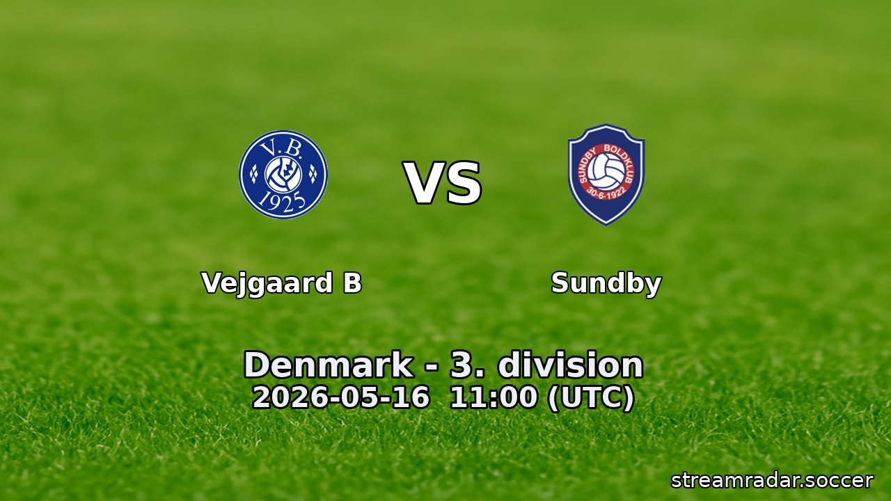 Vejgaard B vs Sundby