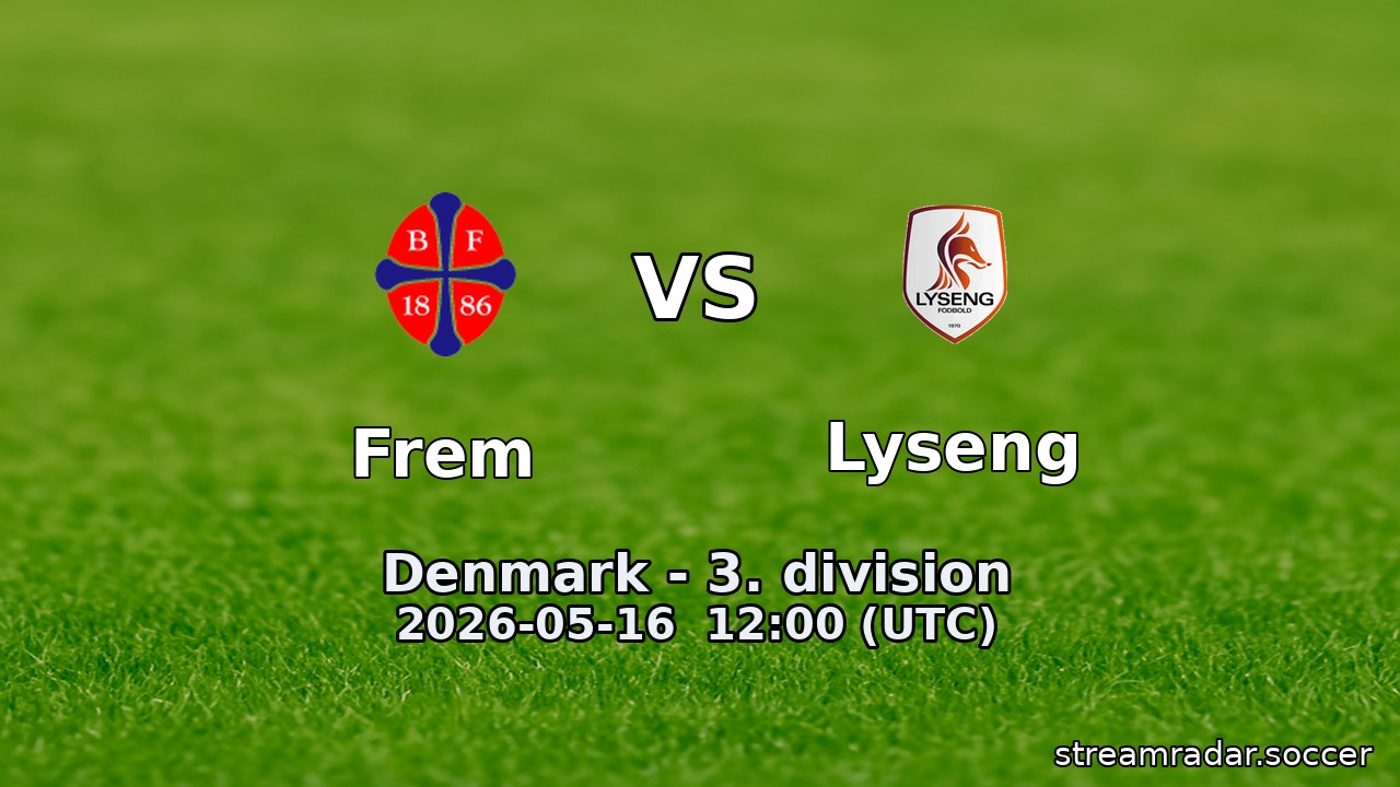 Frem vs Lyseng