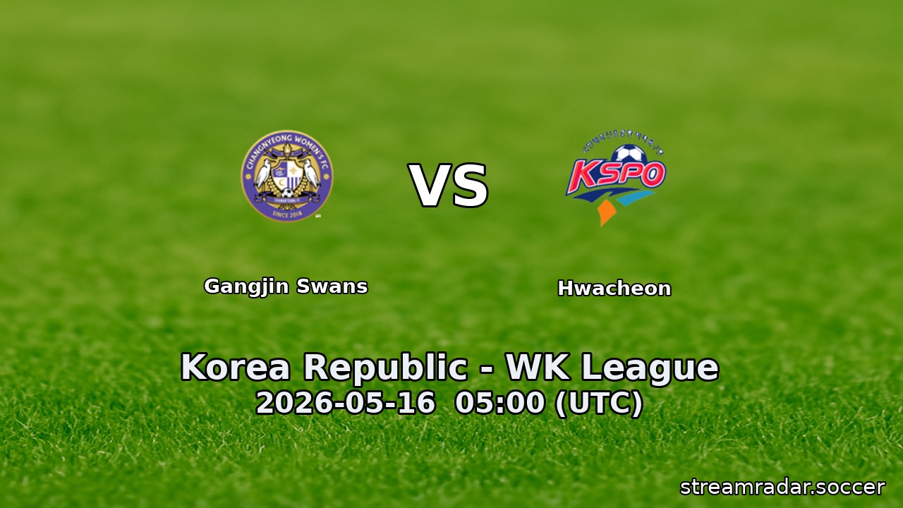 Gangjin Swans vs Hwacheon
