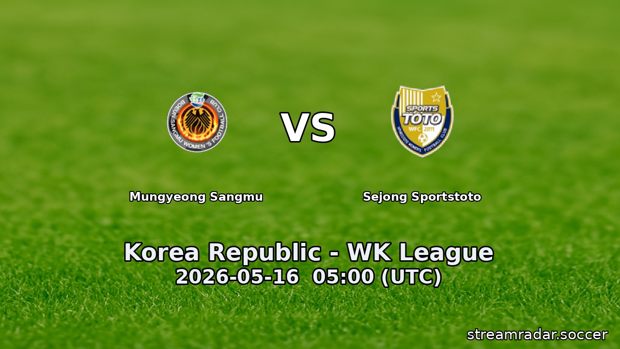 Mungyeong Sangmu vs Sejong Sportstoto