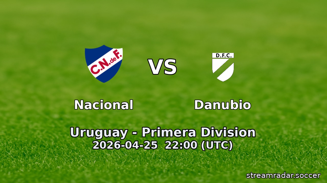 Nacional vs Danubio