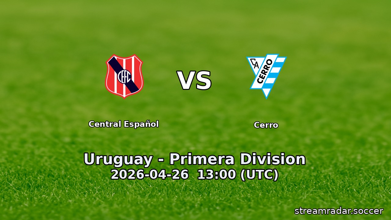 Central Español vs Cerro