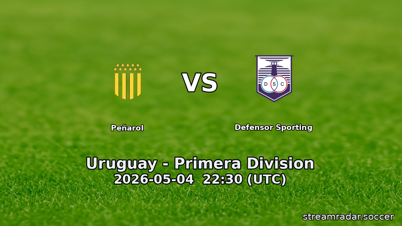Peñarol vs Defensor Sporting