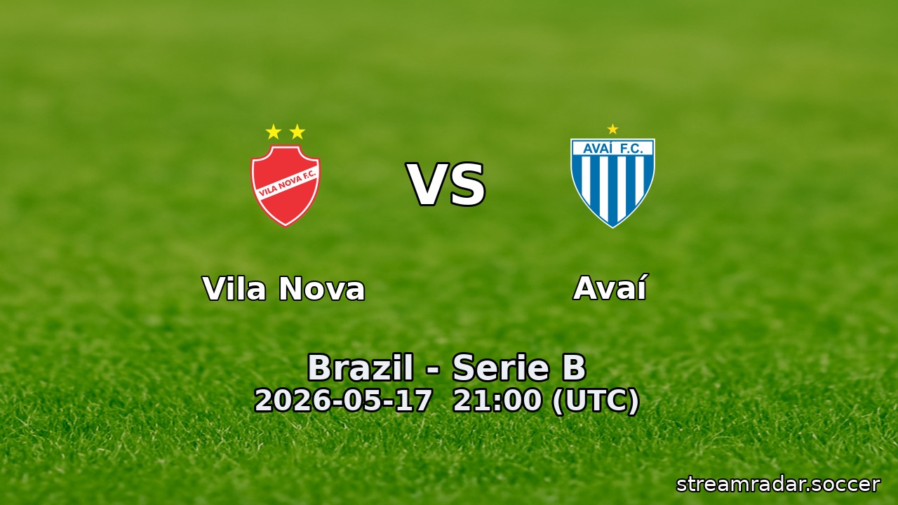 Vila Nova vs Avaí