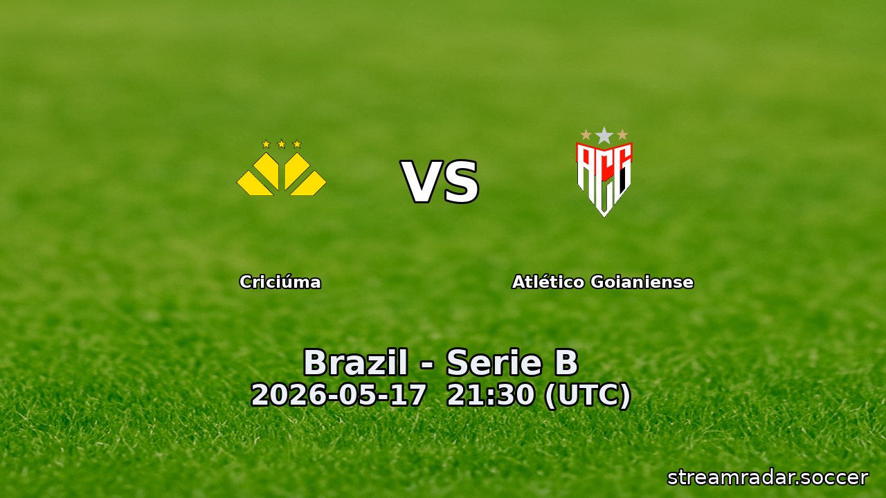 Criciúma vs Atlético Goianiense