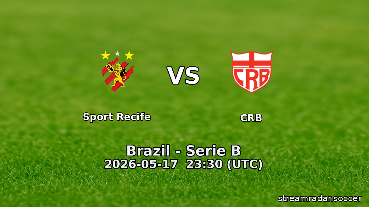 Sport Recife vs CRB