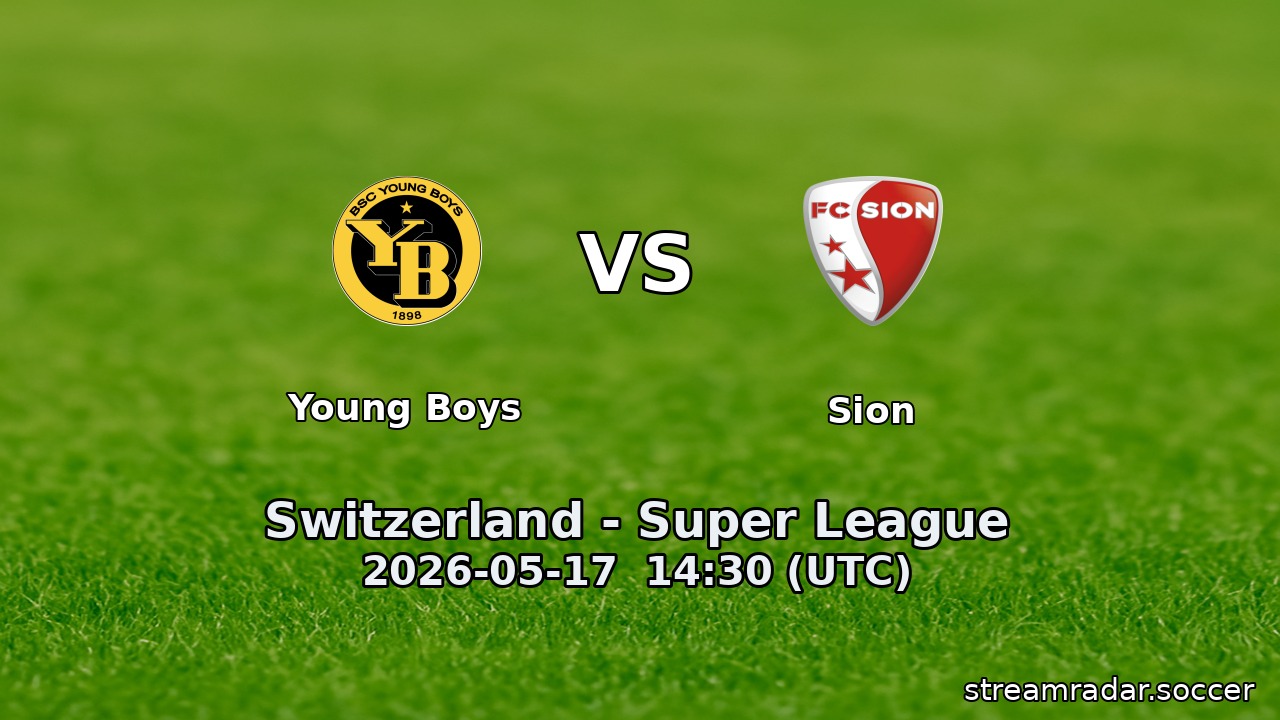 Young Boys vs Sion