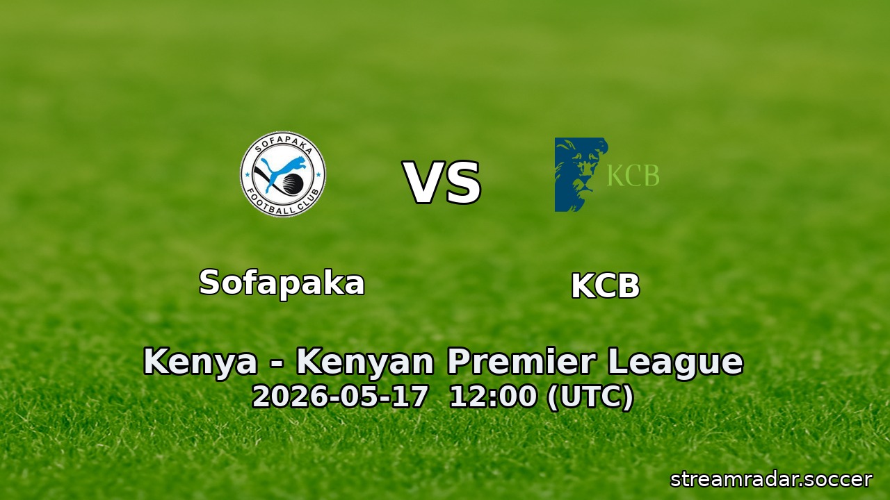Sofapaka vs KCB