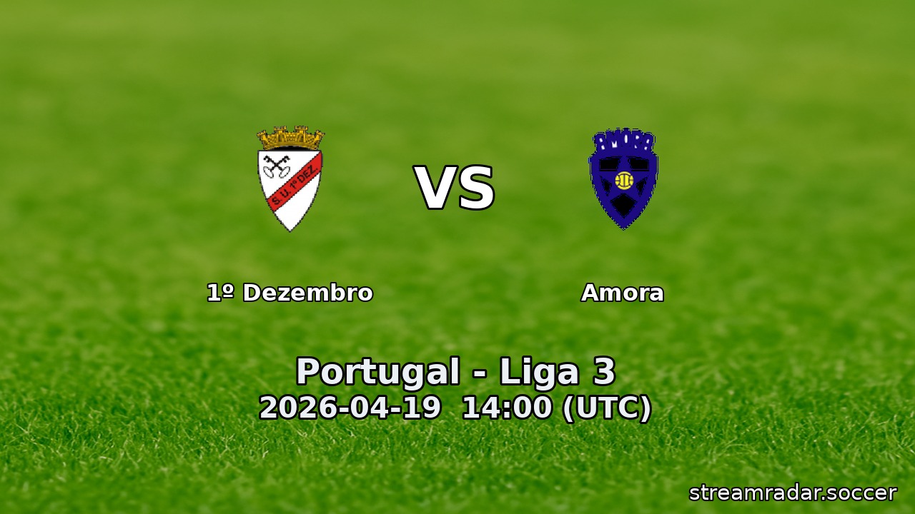 1º Dezembro vs Amora