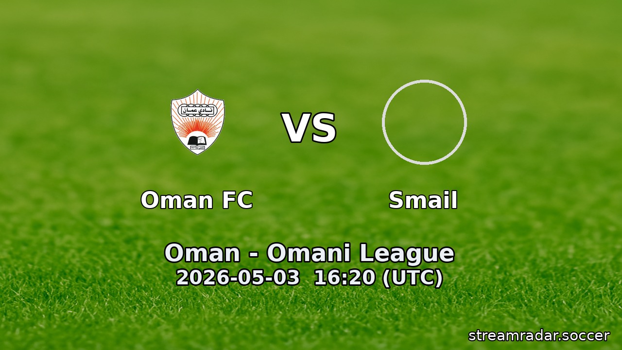 Oman FC vs Smail