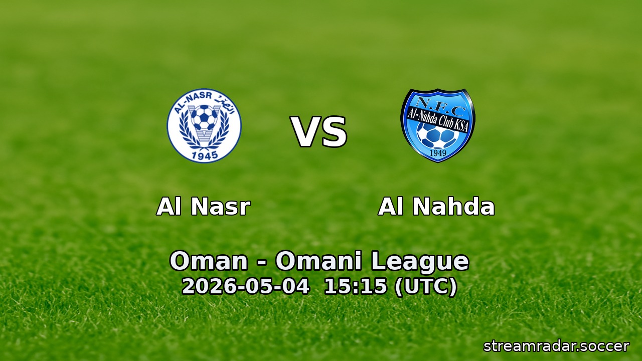 Al Nasr vs Al Nahda