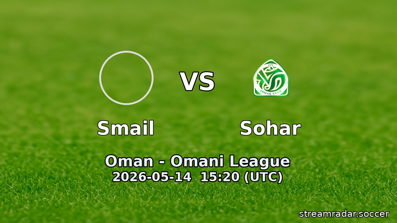 Smail vs Sohar