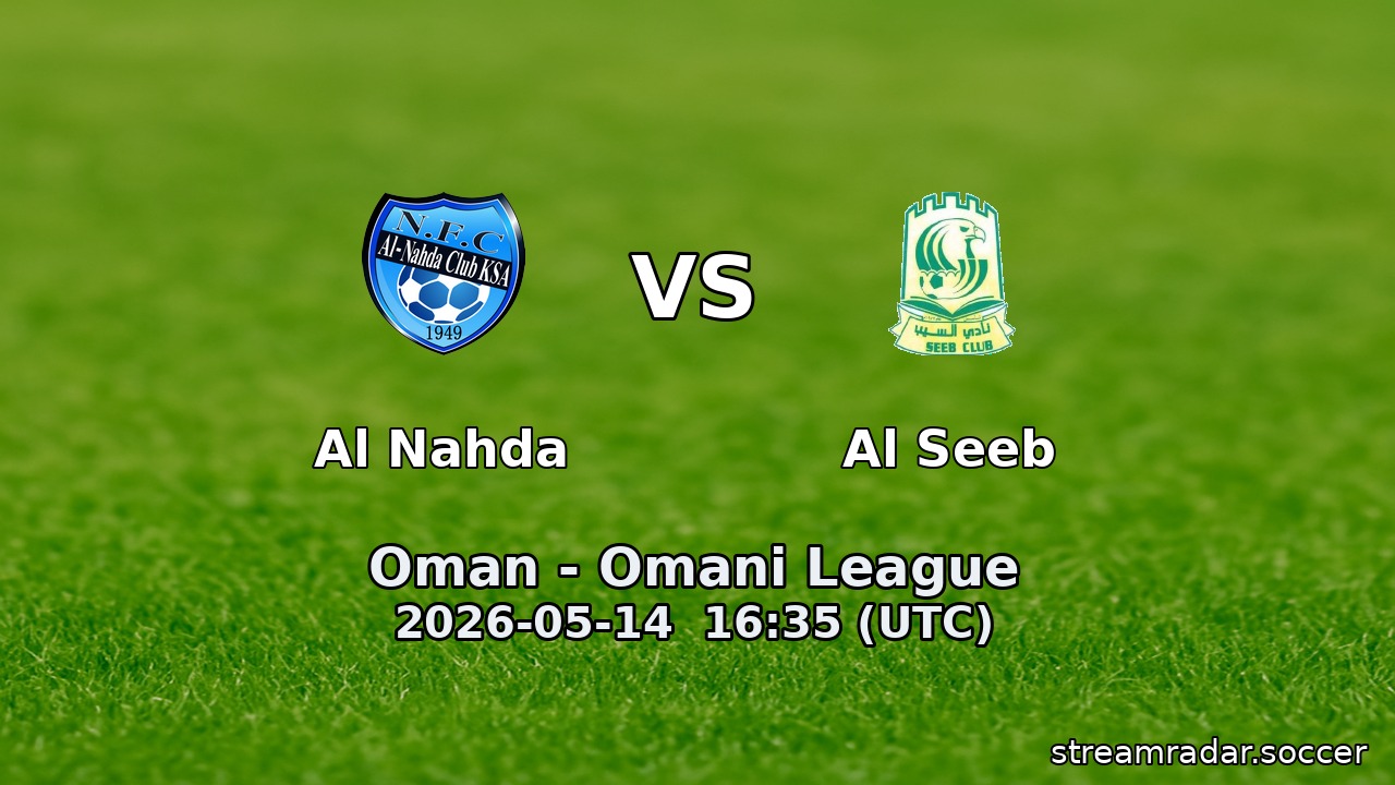 Al Nahda vs Al Seeb