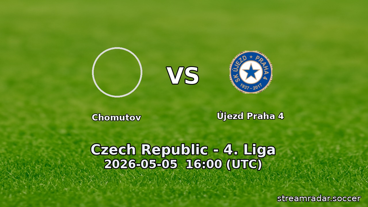 Chomutov vs Újezd Praha 4