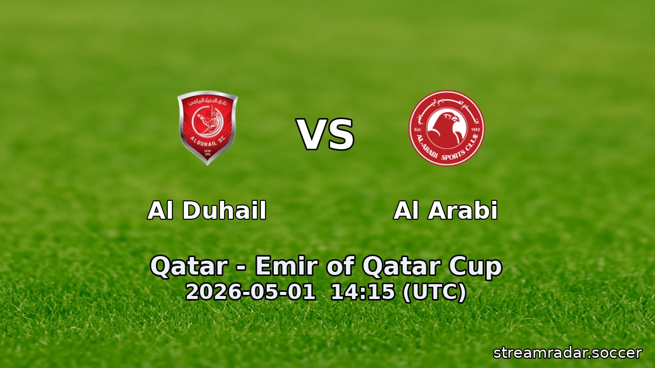 Al Duhail vs Al Arabi
