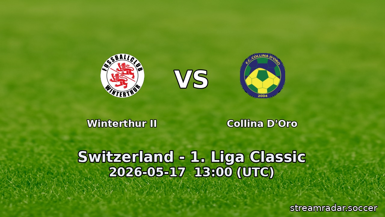 Winterthur II vs Collina D'Oro